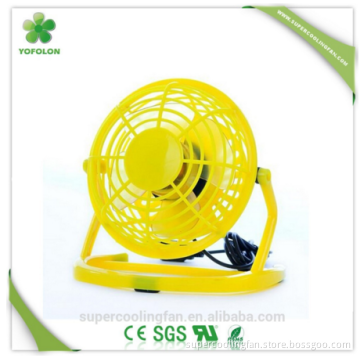 4'' mini USB Fan for promotion gift desk fan